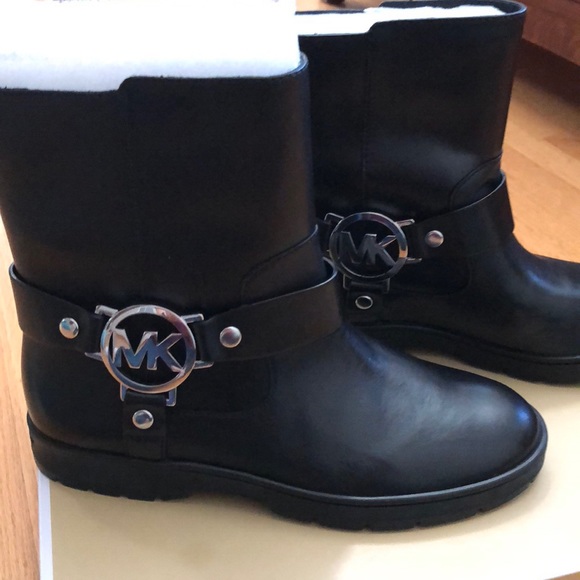 michael kors biker boots